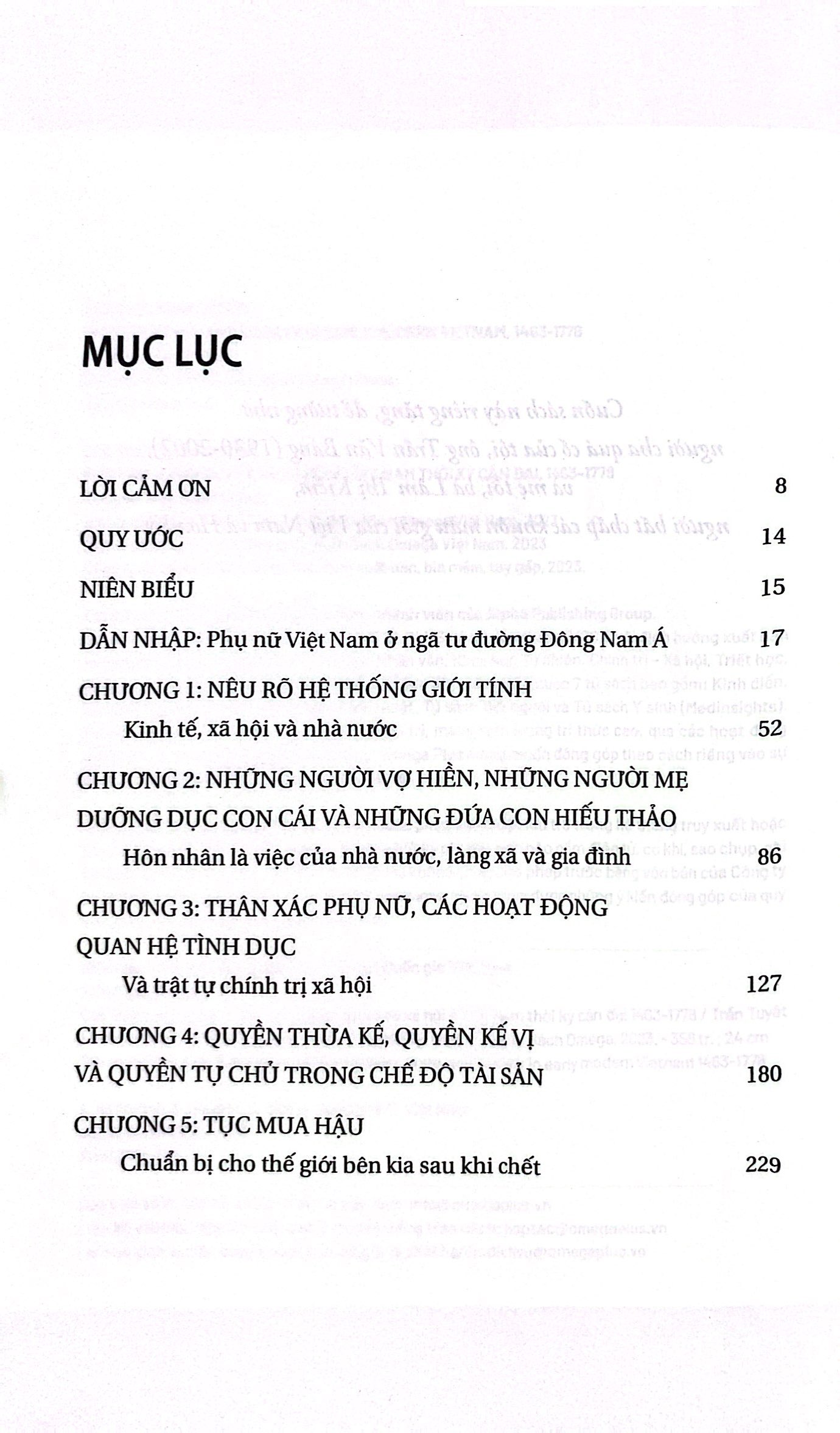 các thành tố gia đình - giới tính, chính quyền và xã hội ở việt nam thời kỳ cận đại 1463-1778