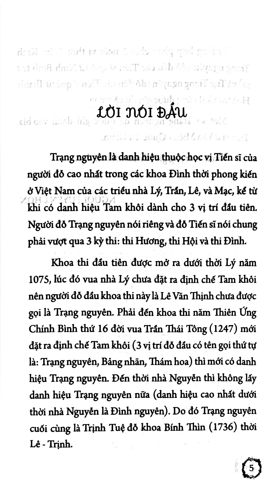 các trạng việt nam