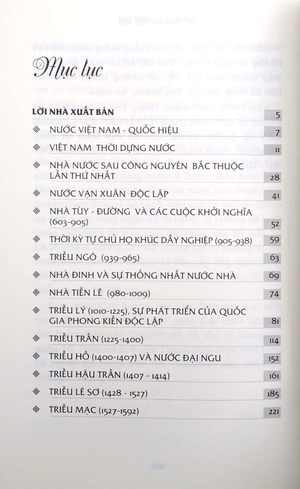 các triều đại việt nam