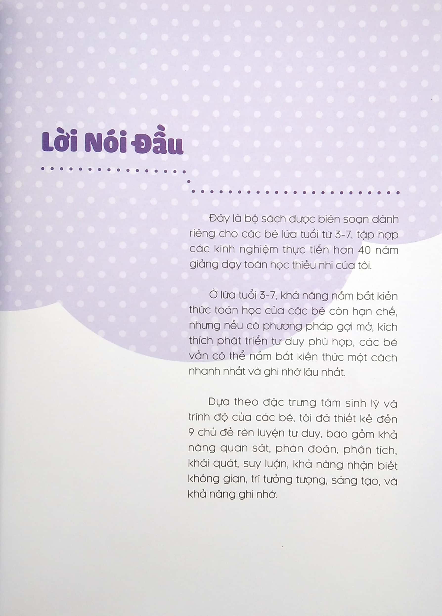 các trò chơi phân tích và giải thích (5 -7 tuổi)