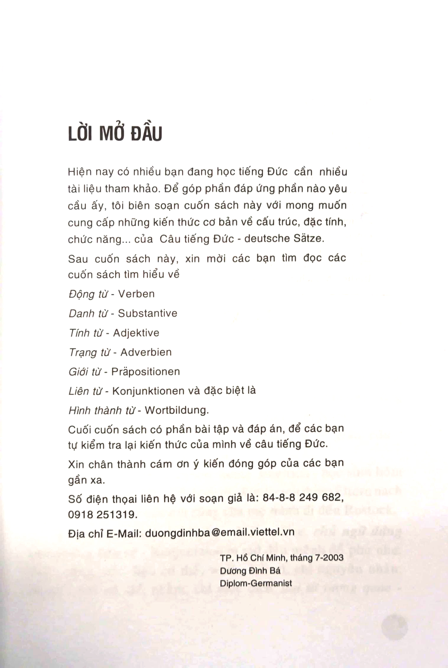 cách cấu tạo câu tiếng đức (tái bản 2024)