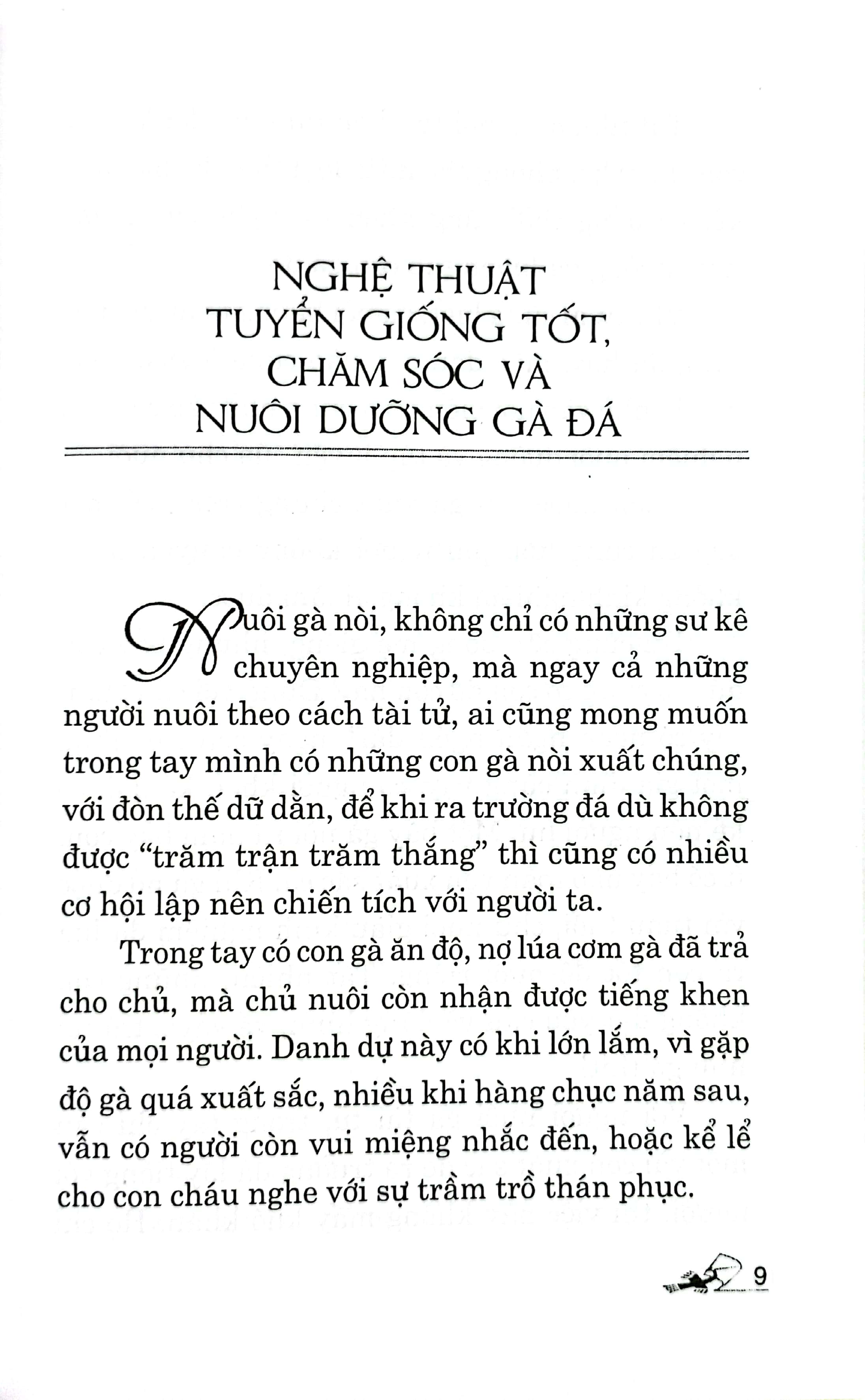 cách chọn gà đá (tái bản 2024)