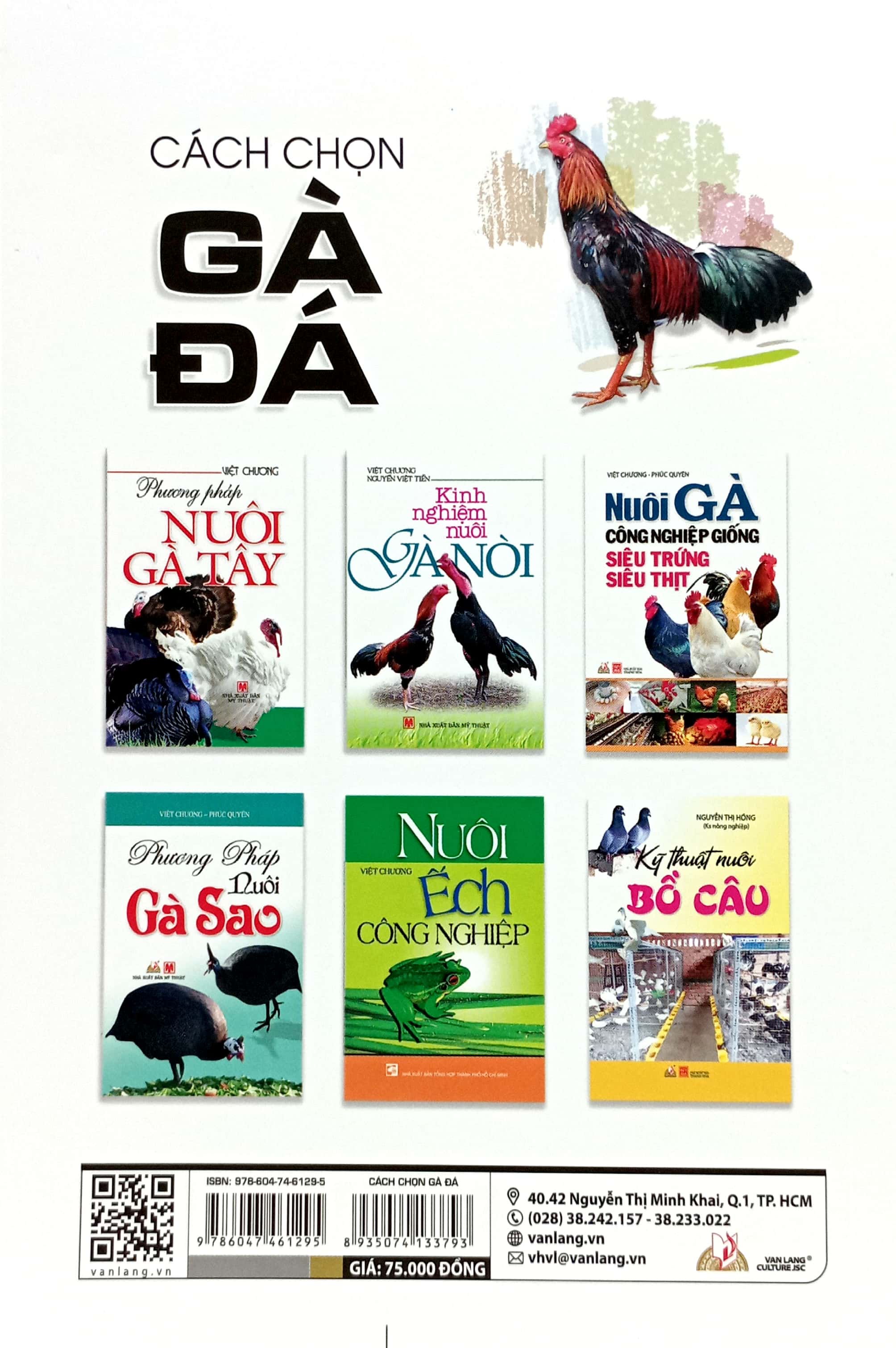 cách chọn gà đá (tái bản 2024)