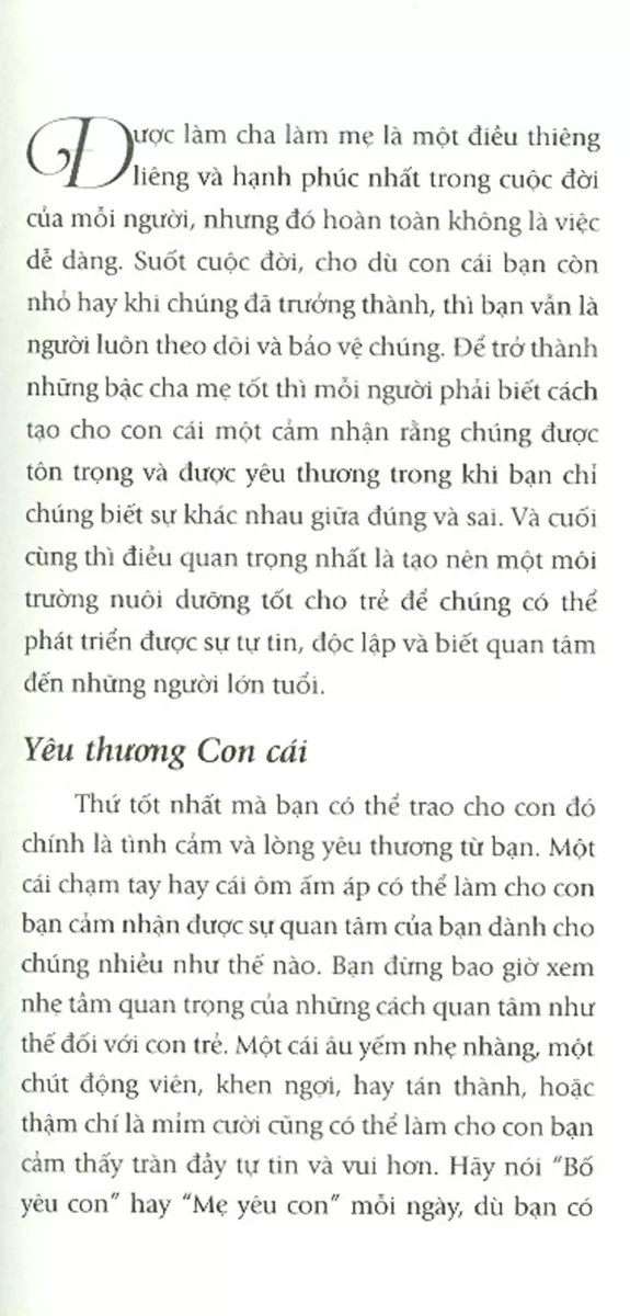 cách để trở thành cha mẹ tốt
