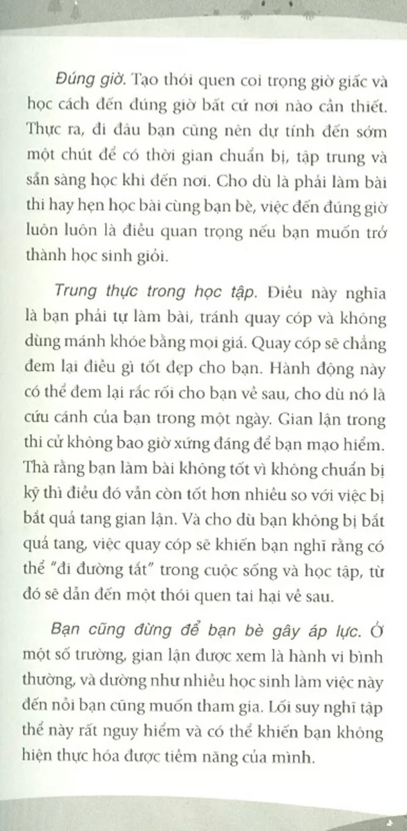 cách để trở thành học sinh giỏi