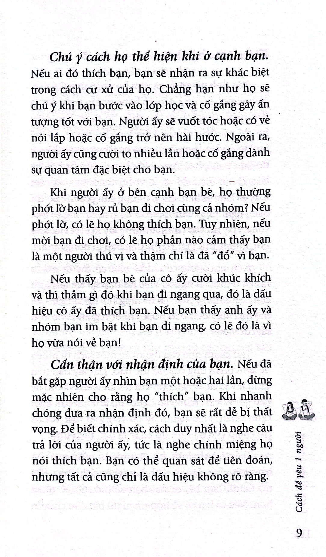 cách để yêu 1 người
