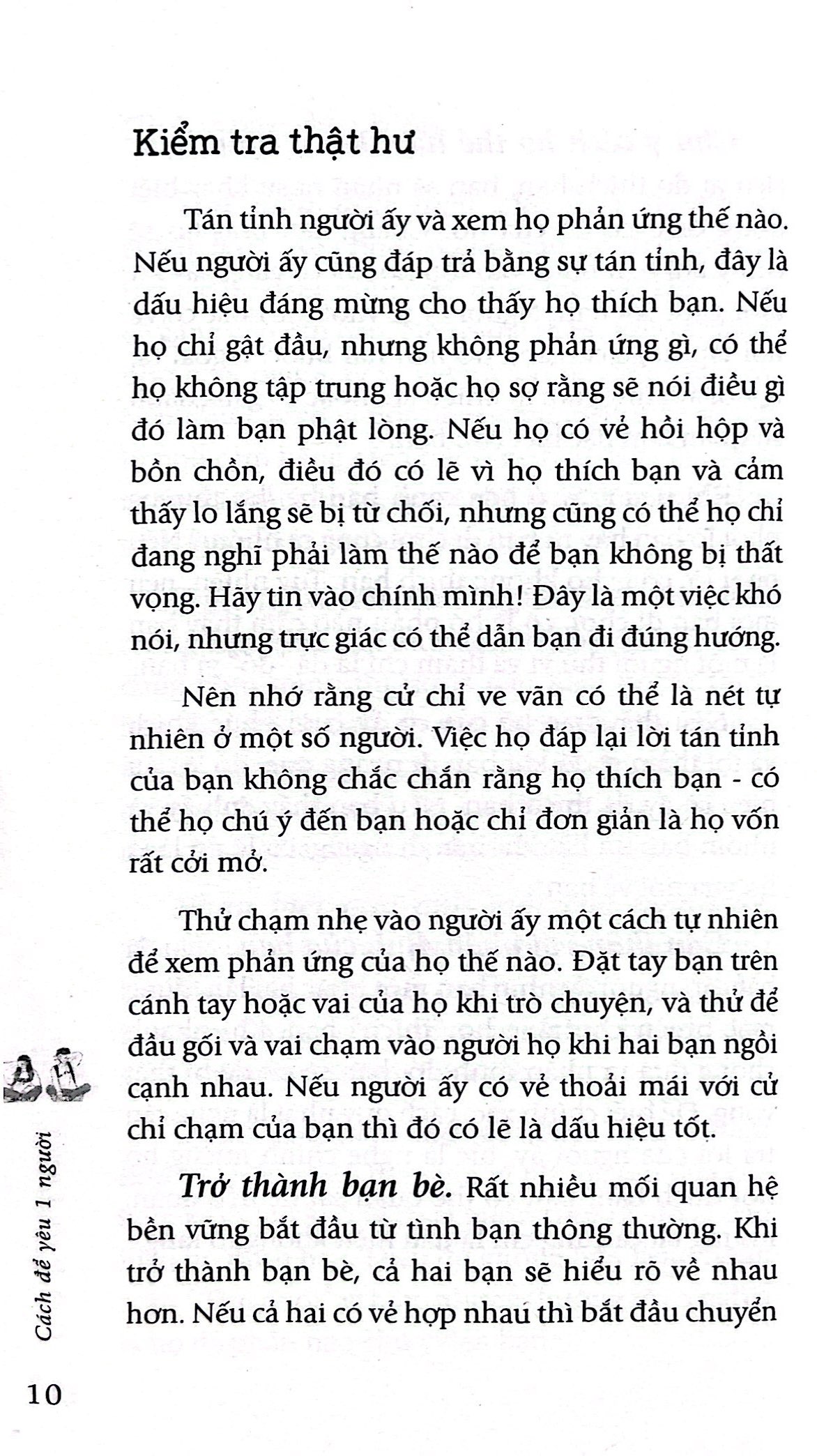 cách để yêu 1 người