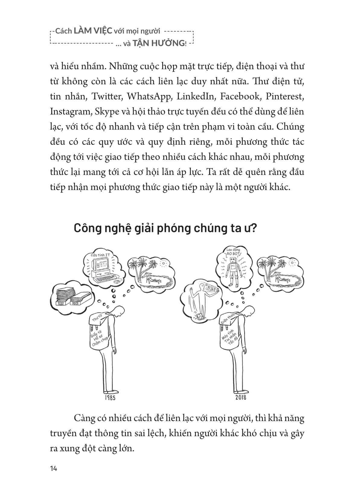 cách làm việc với mọi người và tận hưởng