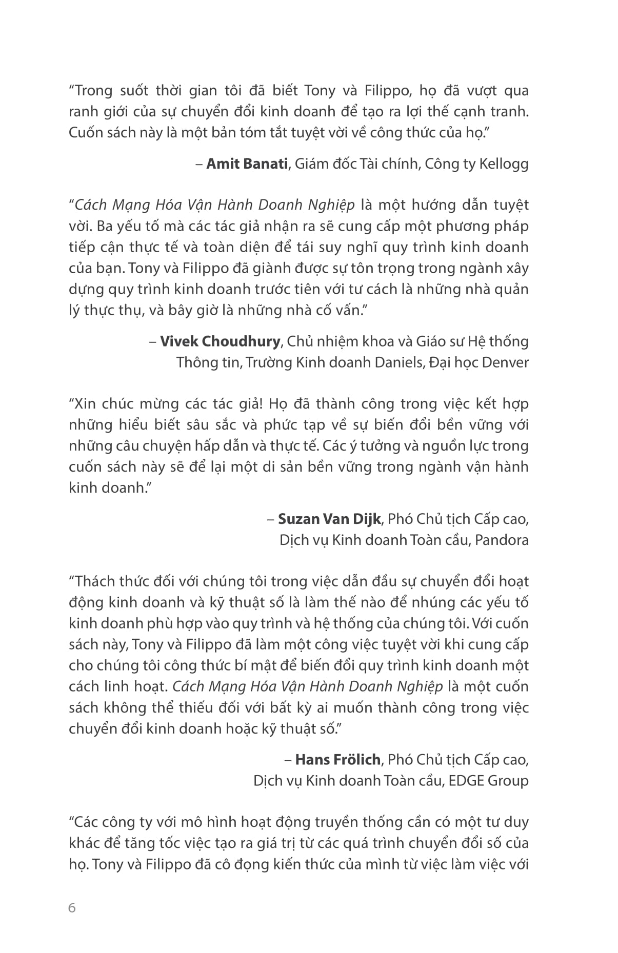 cách mạng hóa vận hành doanh nghiệp - revolutionizing business operations