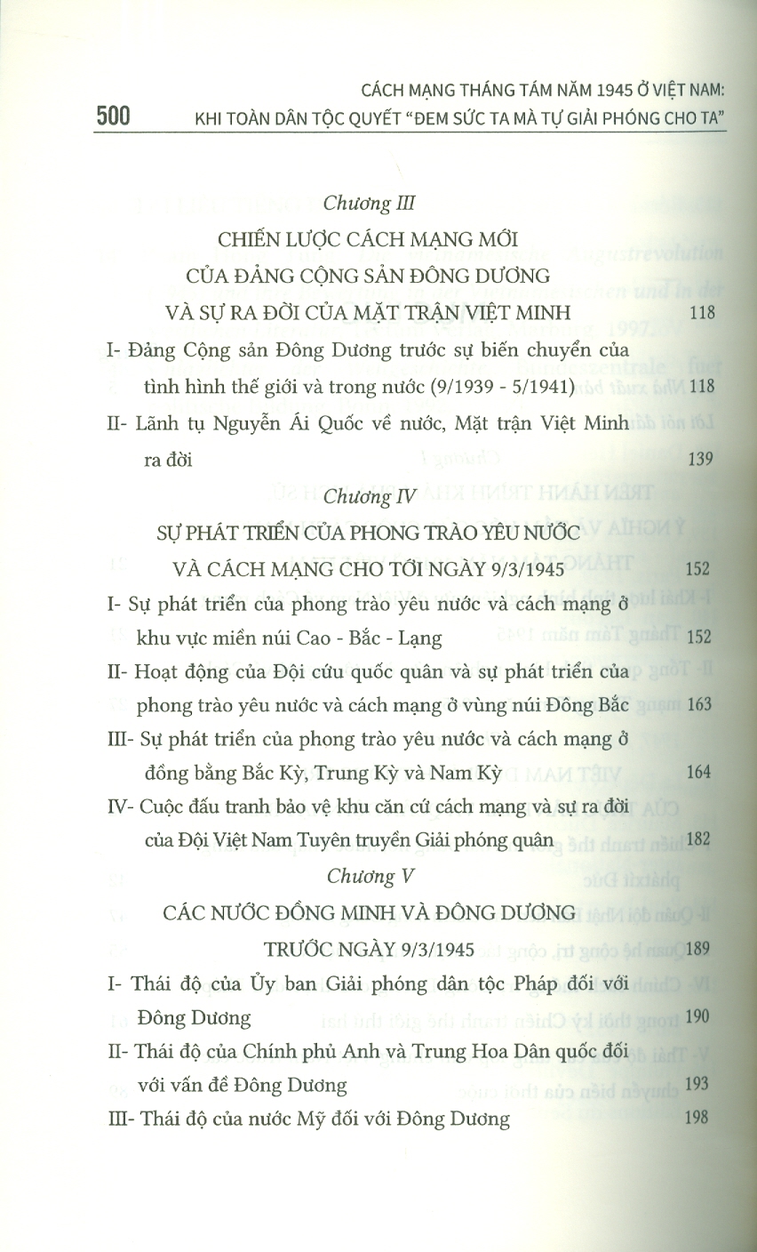 Cách Mạng Tháng Tám Năm 1945 Ở Việt Nam