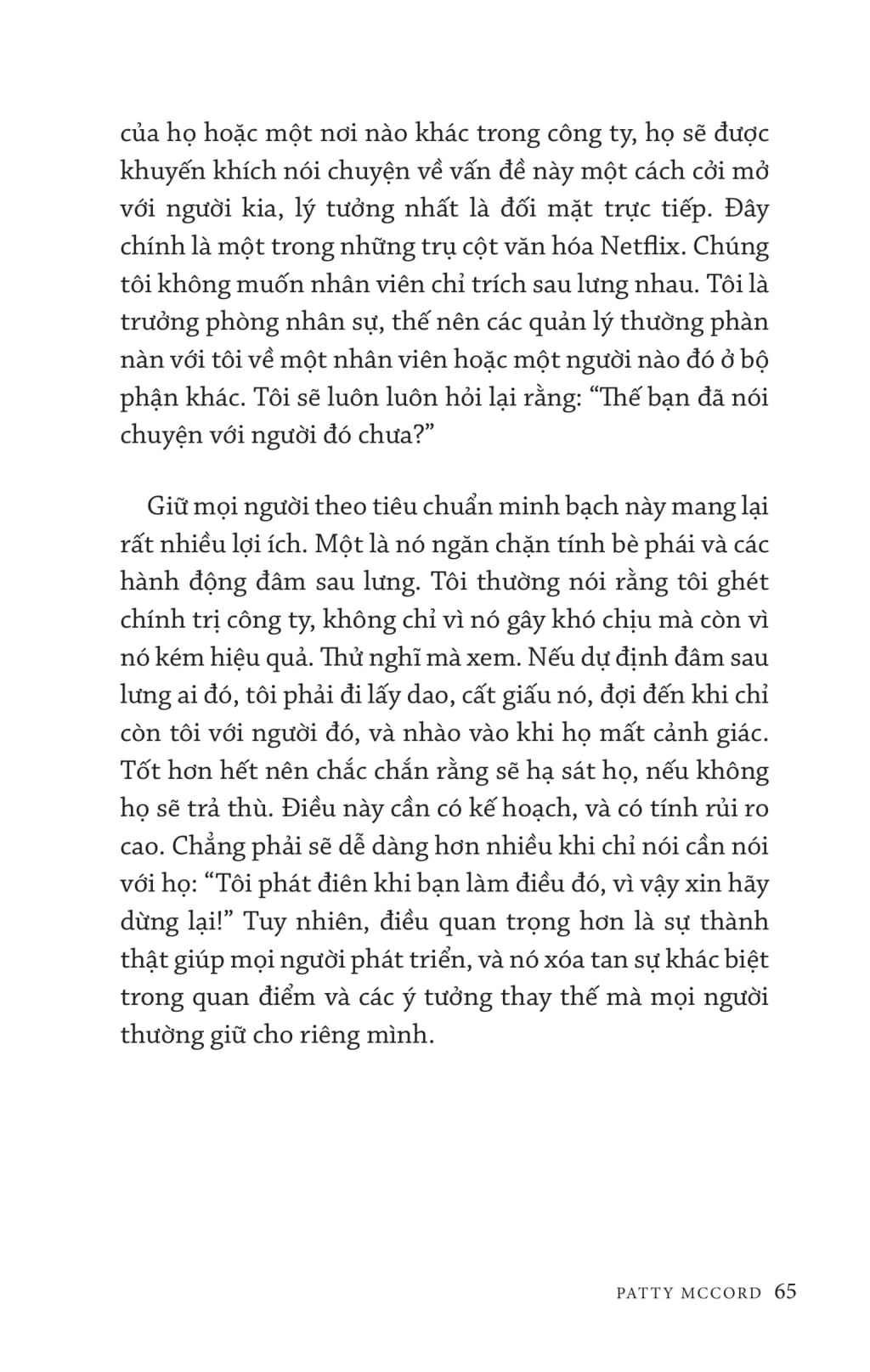 cách netflix xây dựng con người: sức mạnh của văn hóa tự do và trách nhiệm