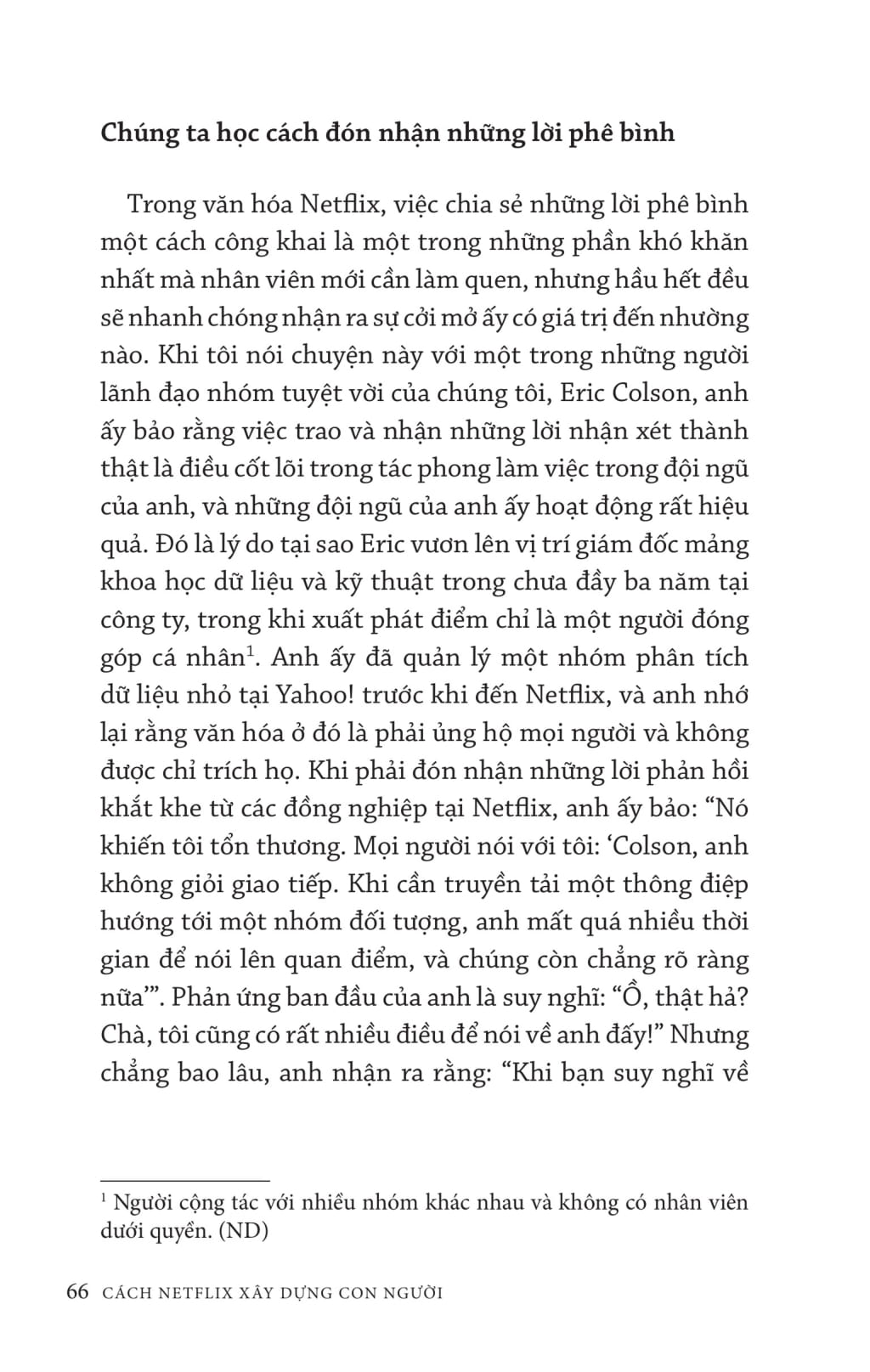 cách netflix xây dựng con người: sức mạnh của văn hóa tự do và trách nhiệm