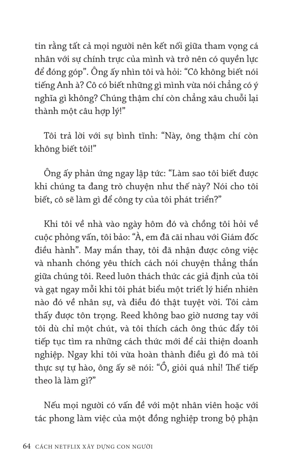 cách netflix xây dựng con người: sức mạnh của văn hóa tự do và trách nhiệm