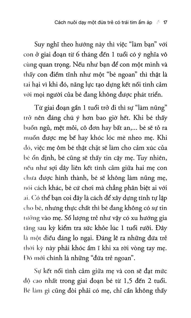 cách nuôi dạy một đứa trẻ có trái tim ấm áp (tái bản 2021)