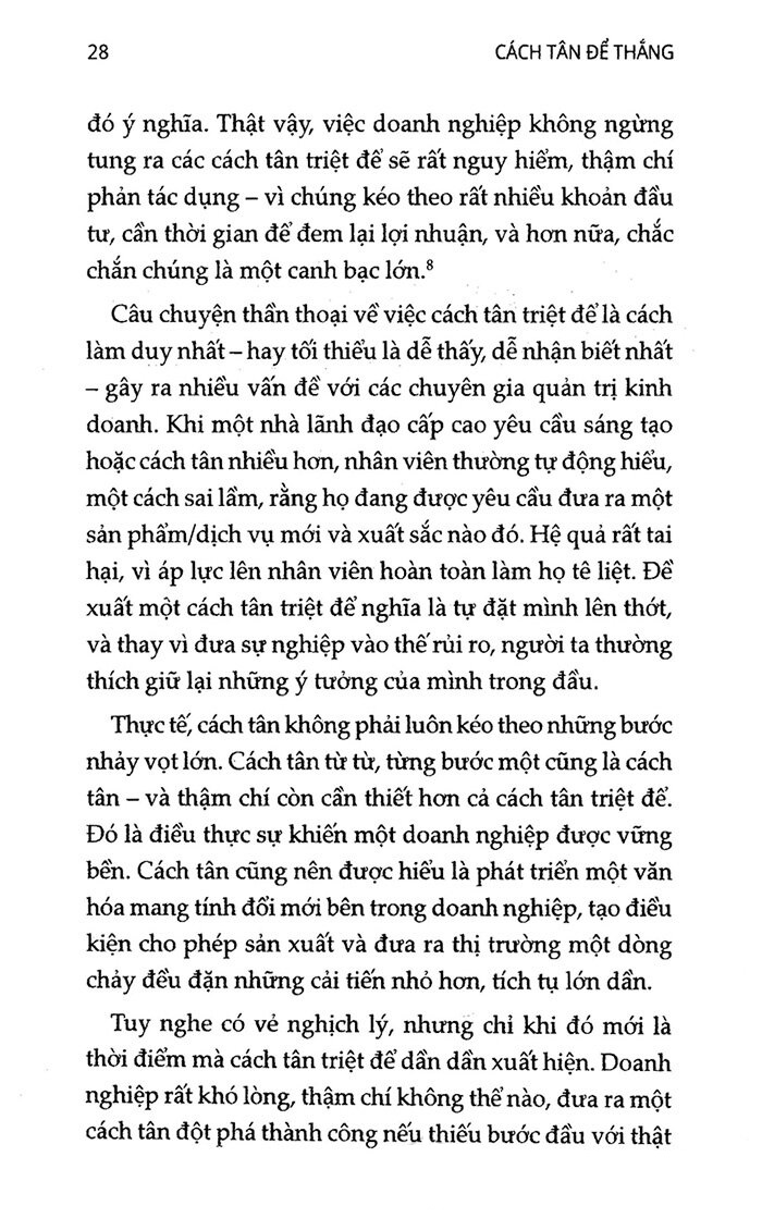 cách tân để thắng - mô hình a đến f (tái bản 2022)