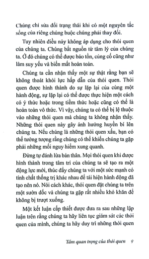 cách thay đổi thói quen