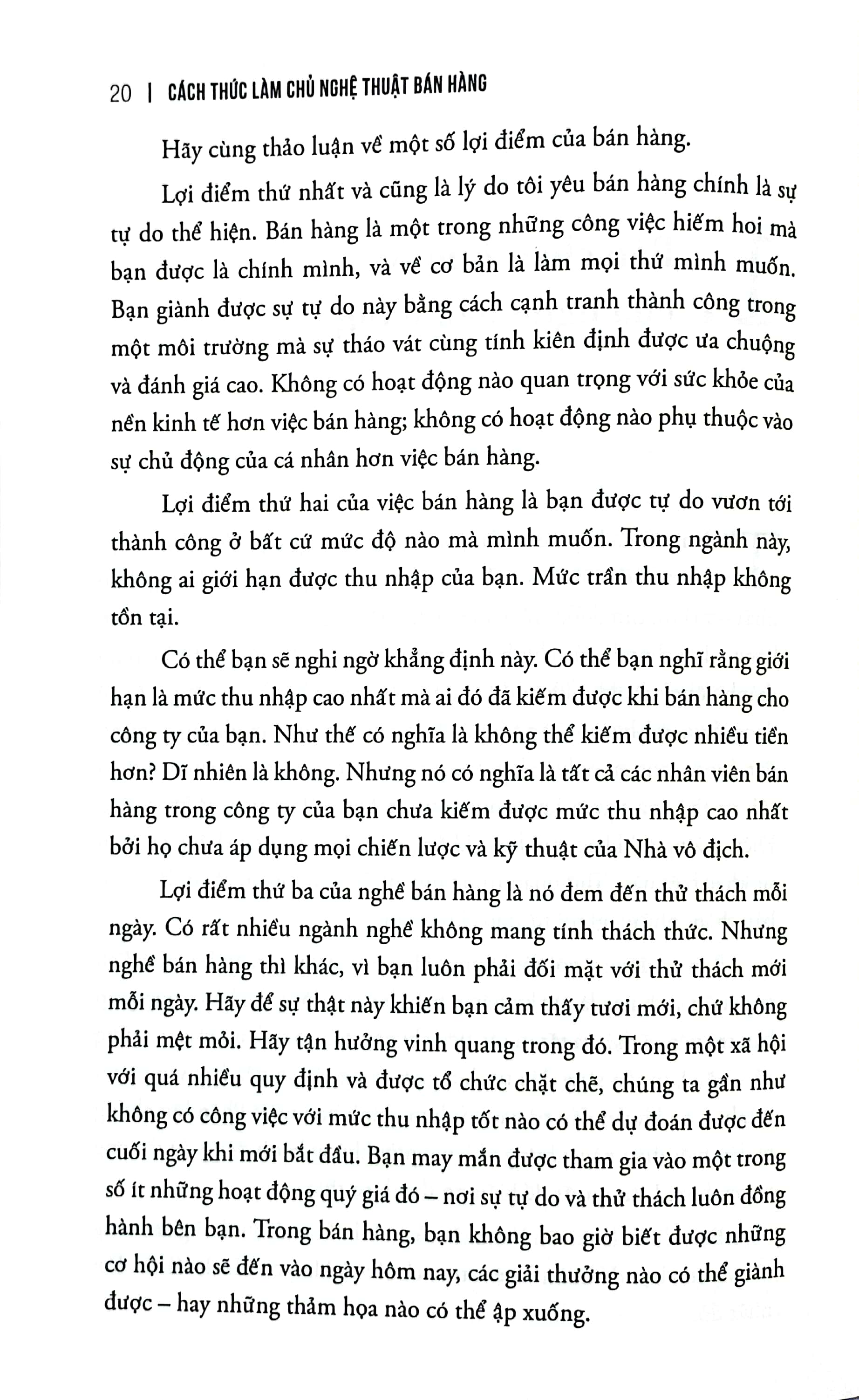 cách thức làm chủ nghệ thuật bán hàng