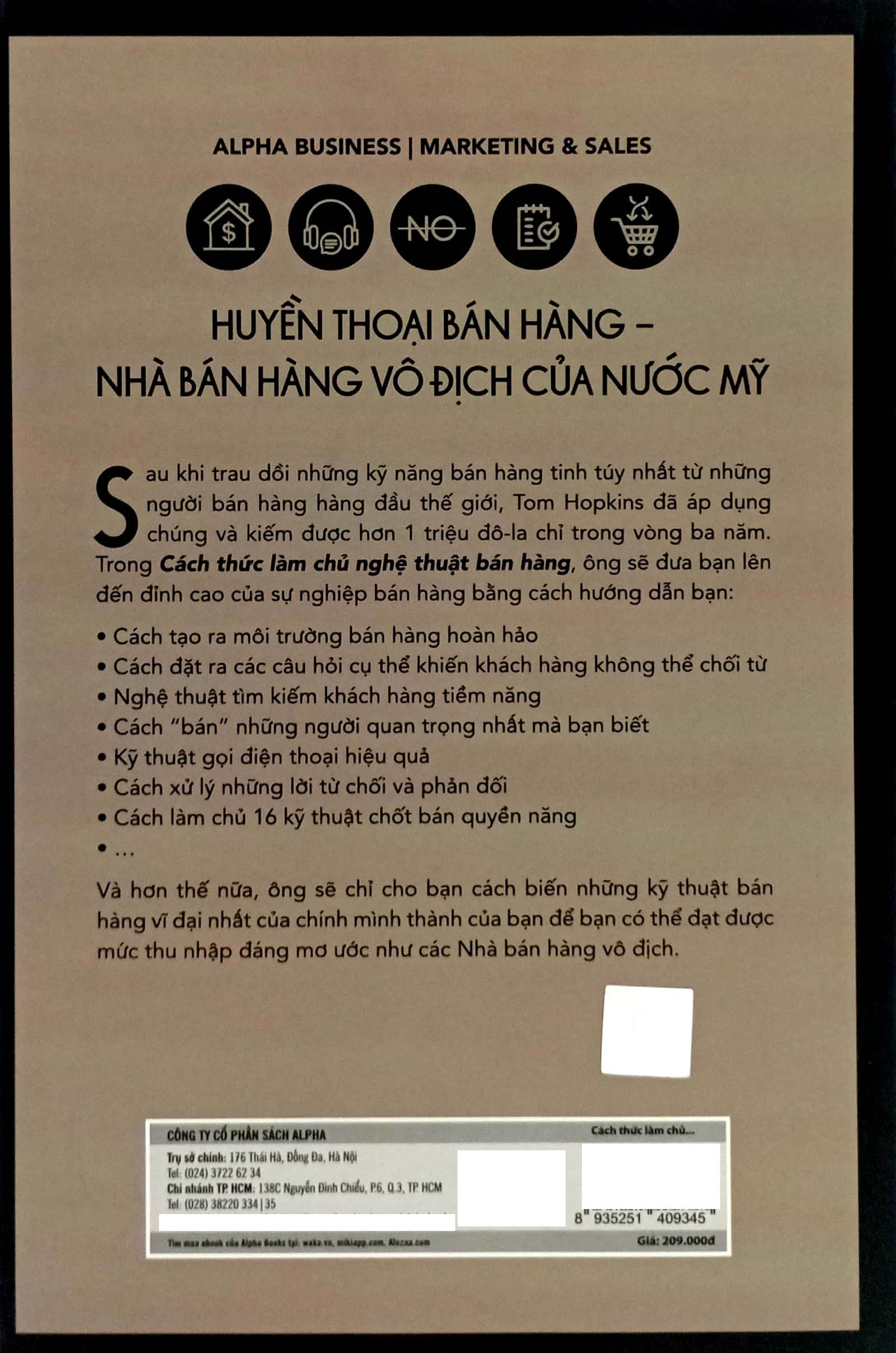 cách thức làm chủ nghệ thuật bán hàng
