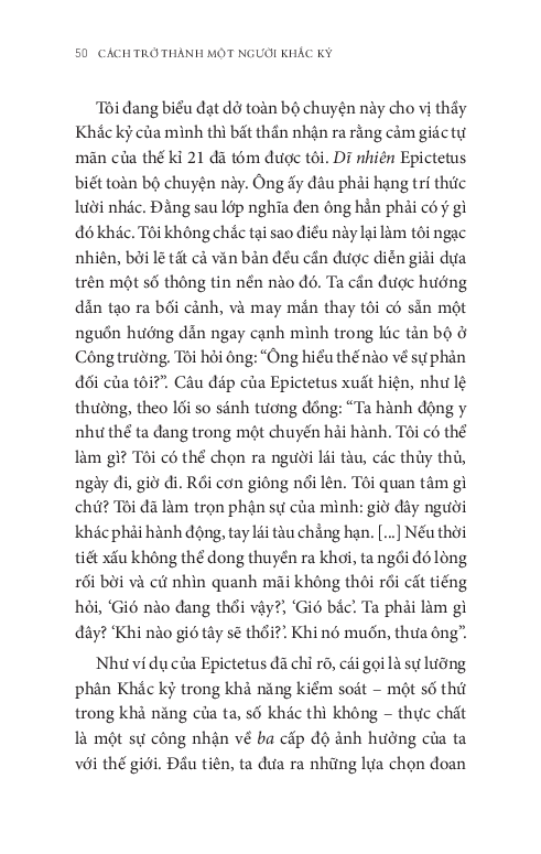 cách trở thành một người khắc kỷ - dùng triết lý cổ đại để sống đời hiện đại