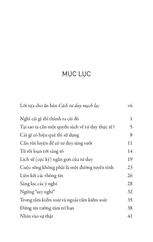 cách tư duy mạch lạc - think straight