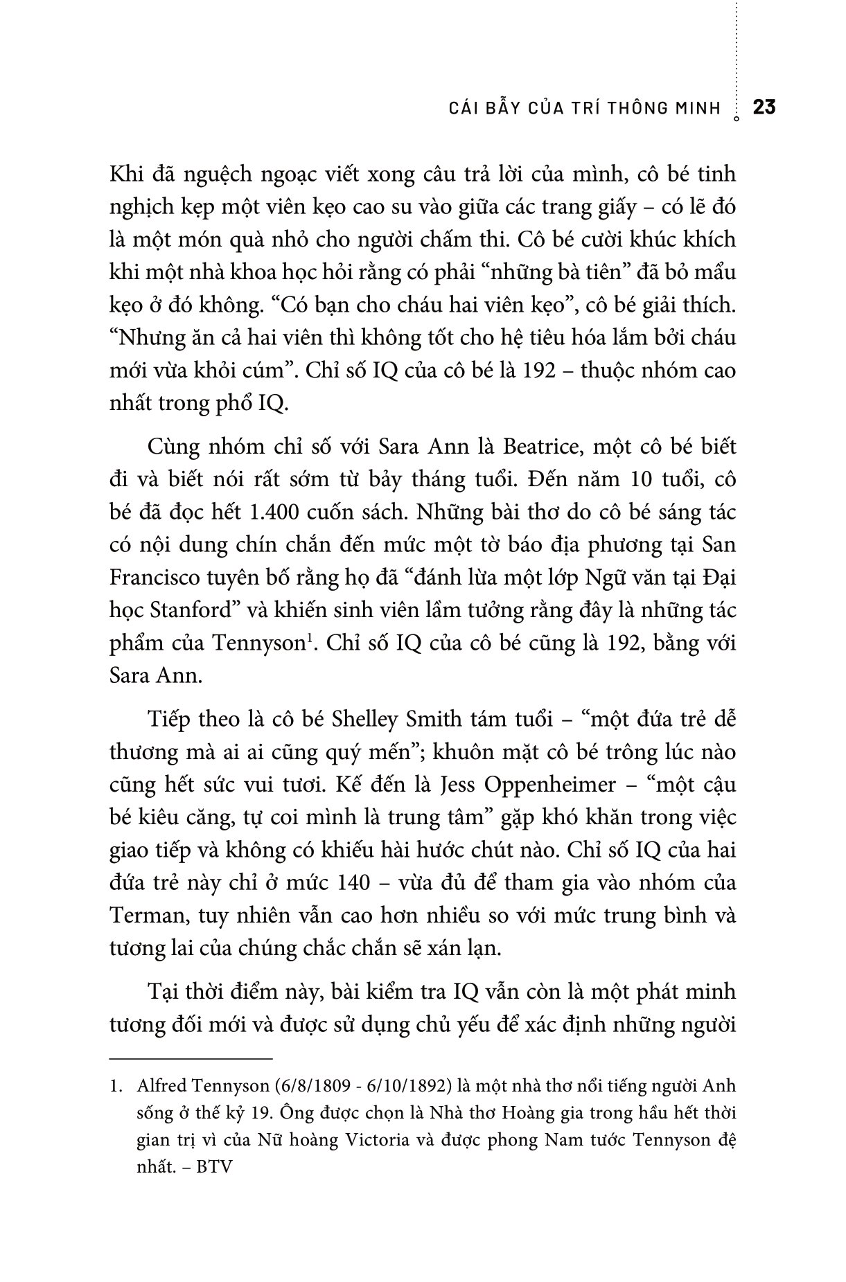 cái bẫy của trí thông minh