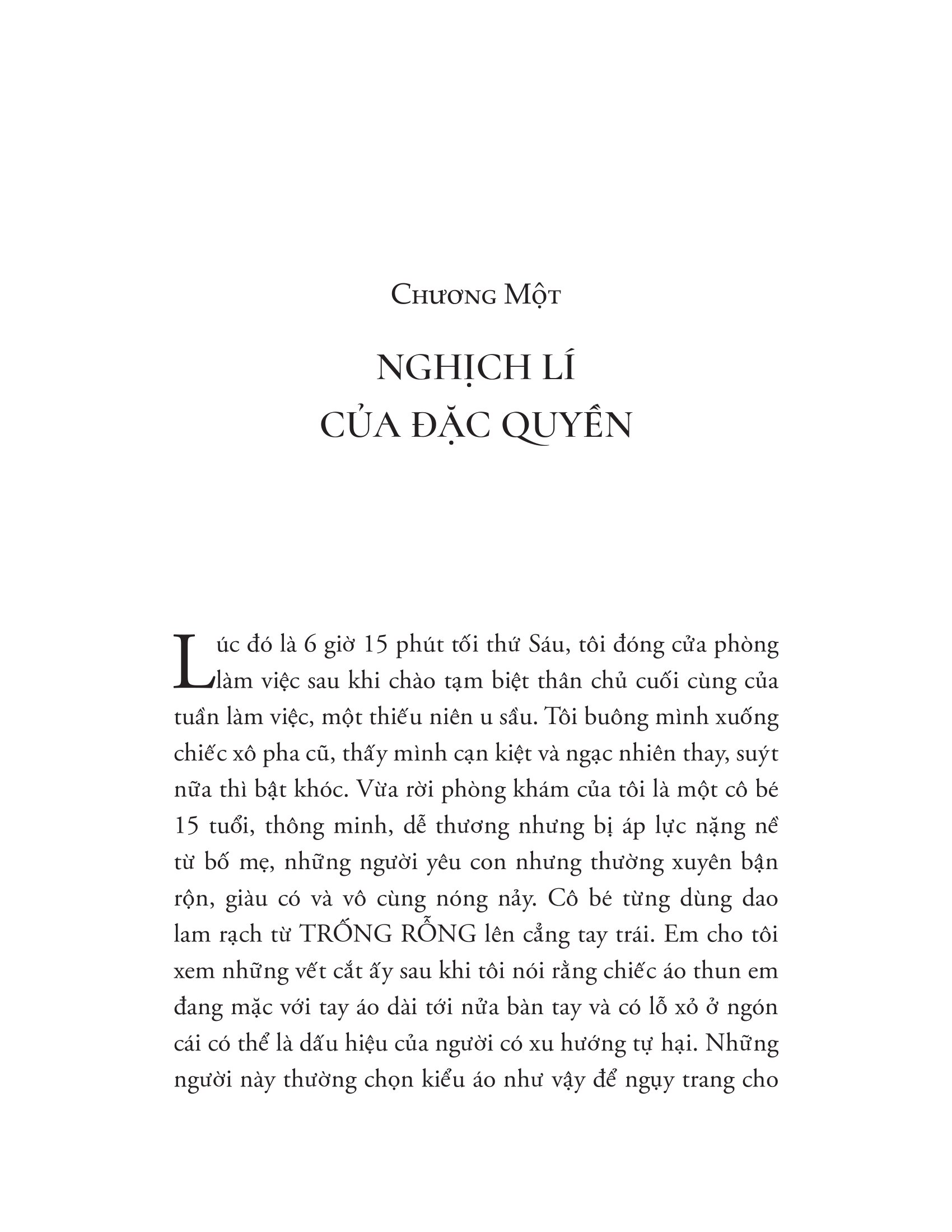 cái giá của đặc quyền