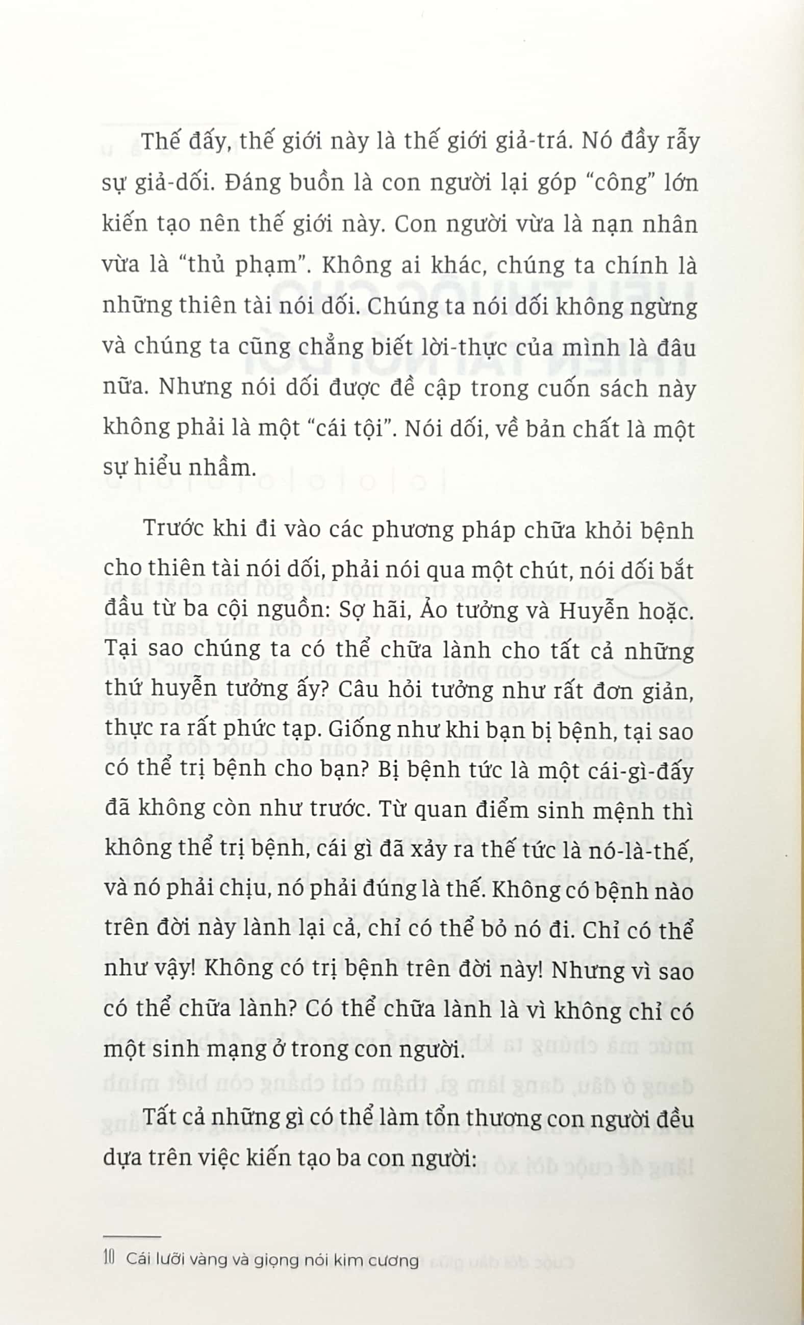 Cái Lưỡi Vàng Và Giọng Nói Kim Cương