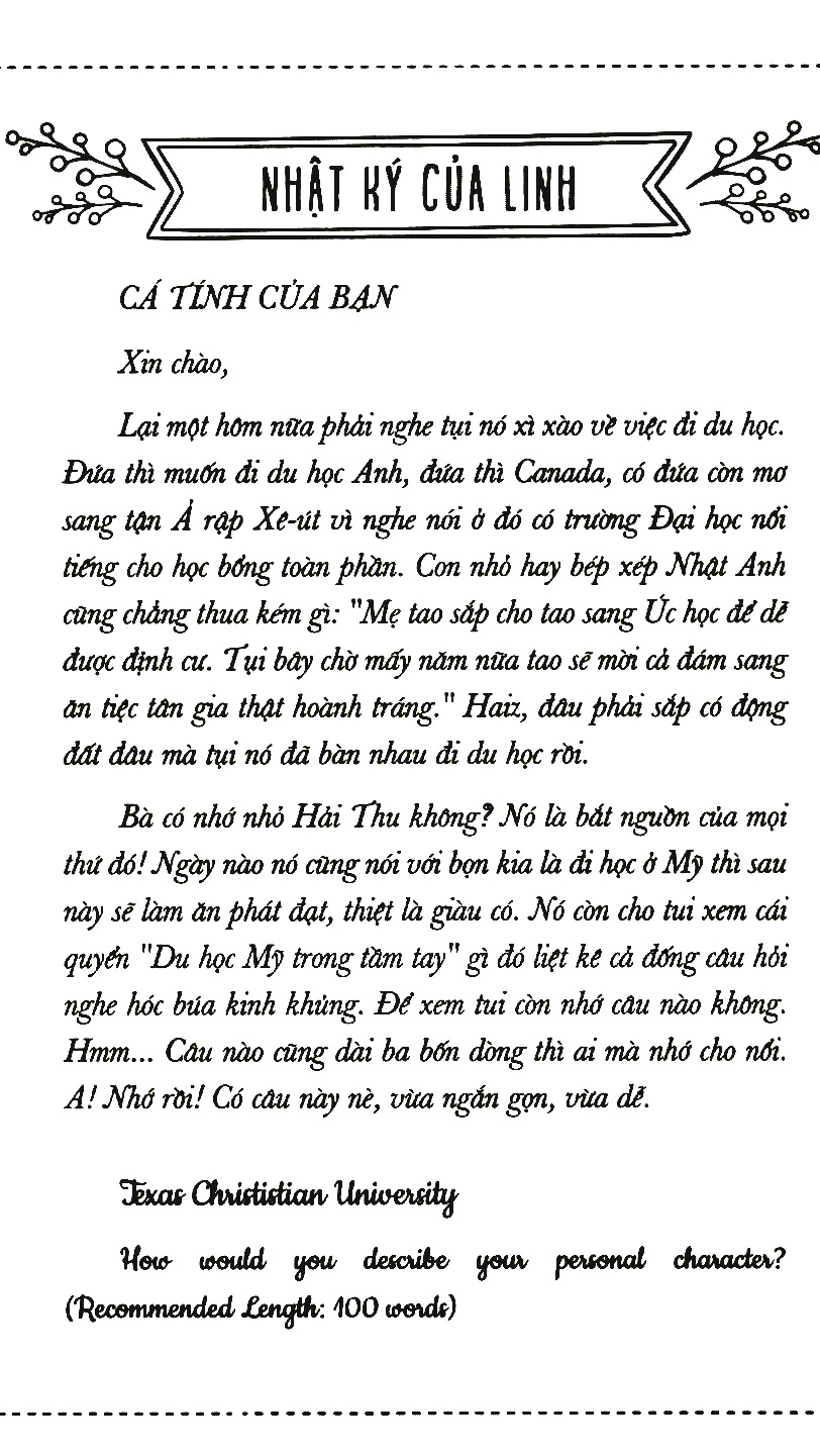 cái ngày cô ấy đậu harvard - nhật ký chuẩn bị du học mỹ