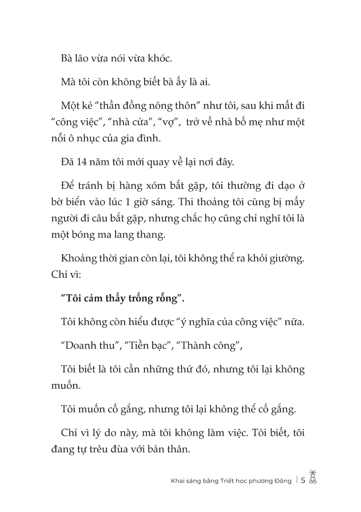 Cai Toi Von Di Khong Ton Tai - Khai Sang Bang Triet Hoc Phuong Dong