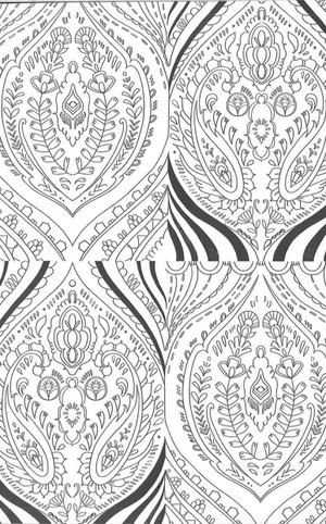 calm colouring book & word search