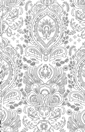 calm colouring book & word search