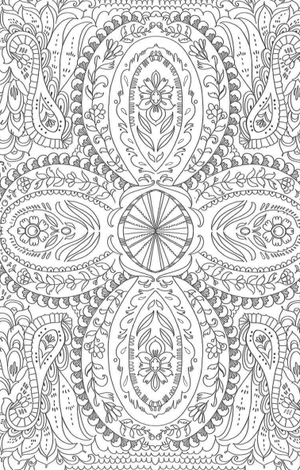 calm colouring book & word search