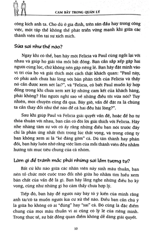 cạm bẫy trong quản lý