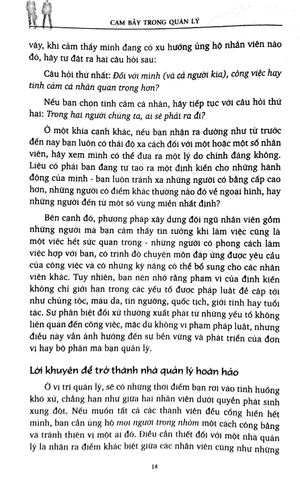 cạm bẫy trong quản lý