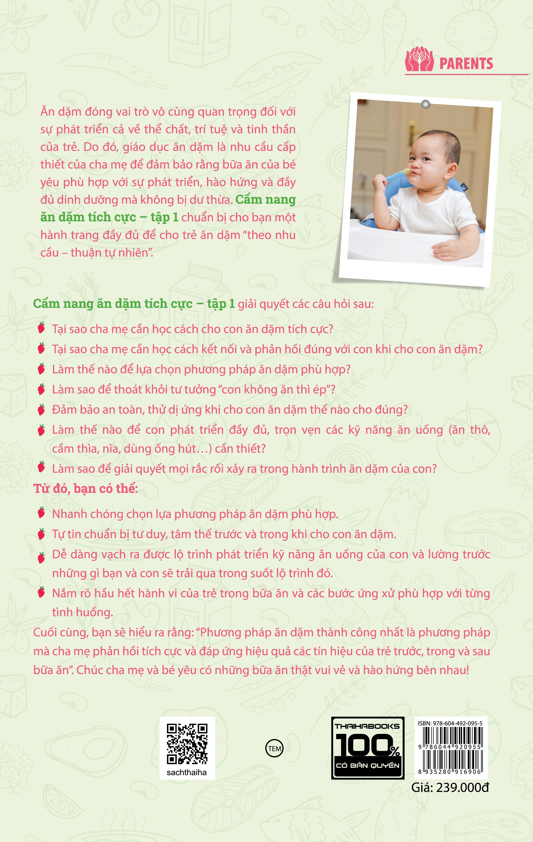 cẩm nang ăn dặm tích cực - tập 1