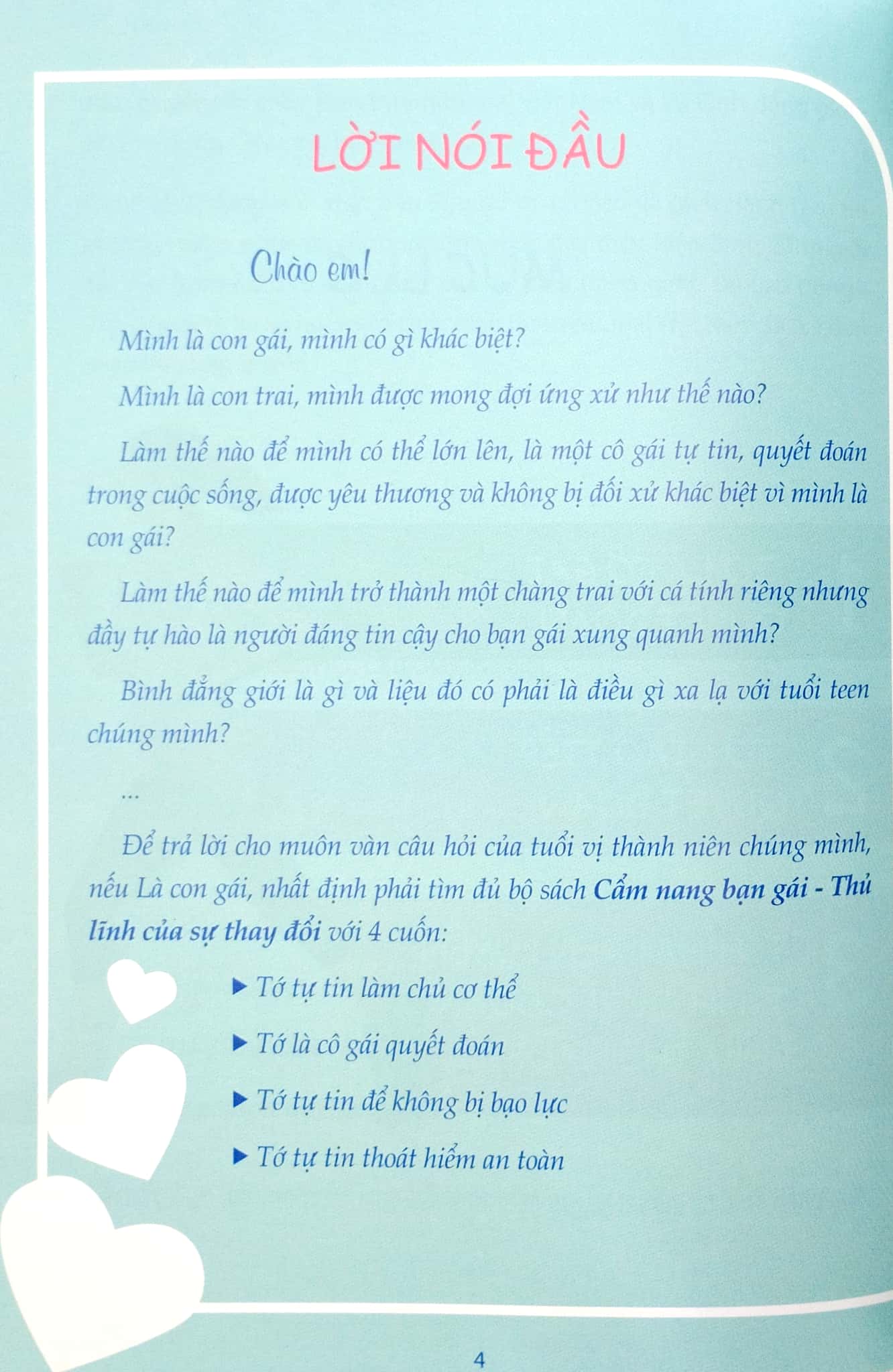 cẩm nang bạn gái - thủ lĩnh của sự thay đổi - tớ là cô gái quyết đoán (tái bản 2022)