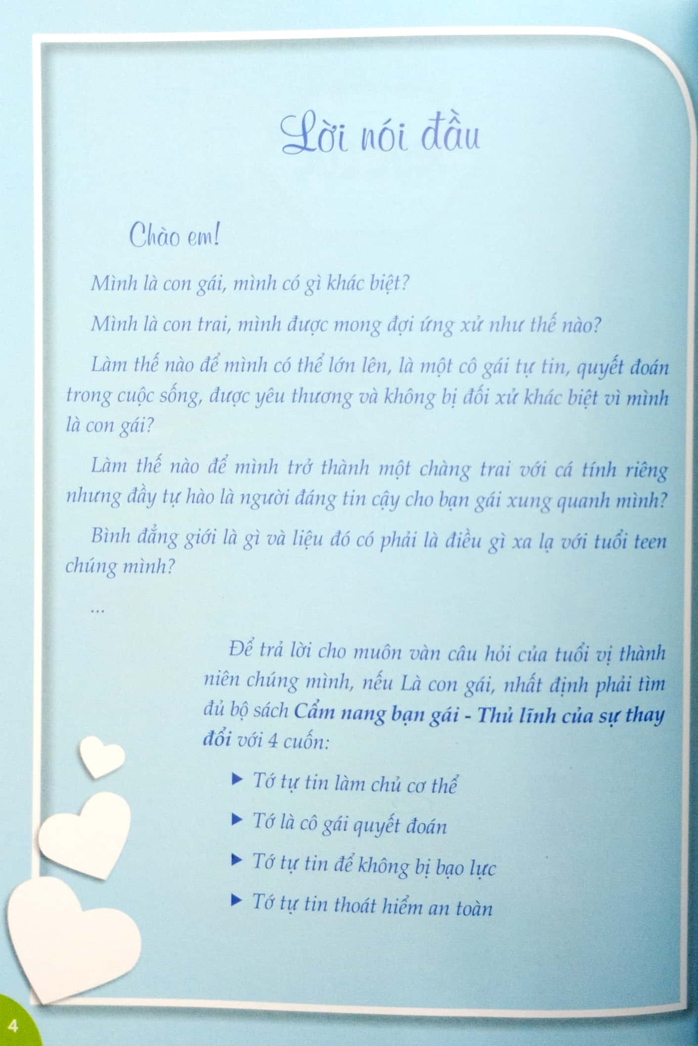 cẩm nang bạn gái - thủ lĩnh của sự thay đổi - tớ tự tin để không bị bạo lực (tái bản 2022)