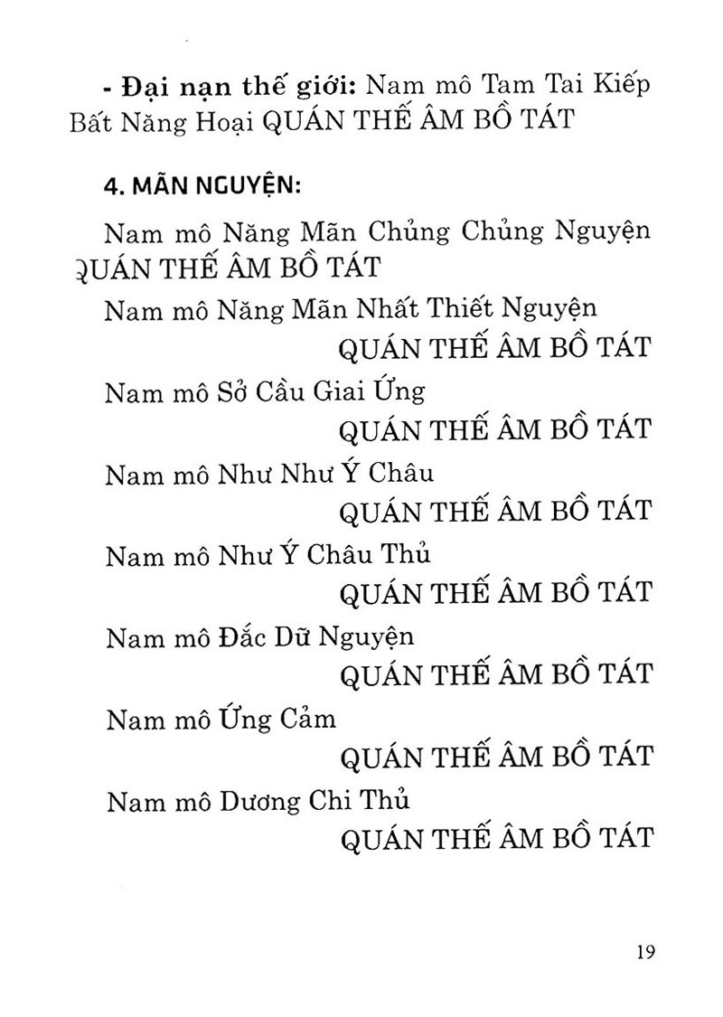 cẩm nang cầu nguyện bồ tát quan âm (tái bản 2022)