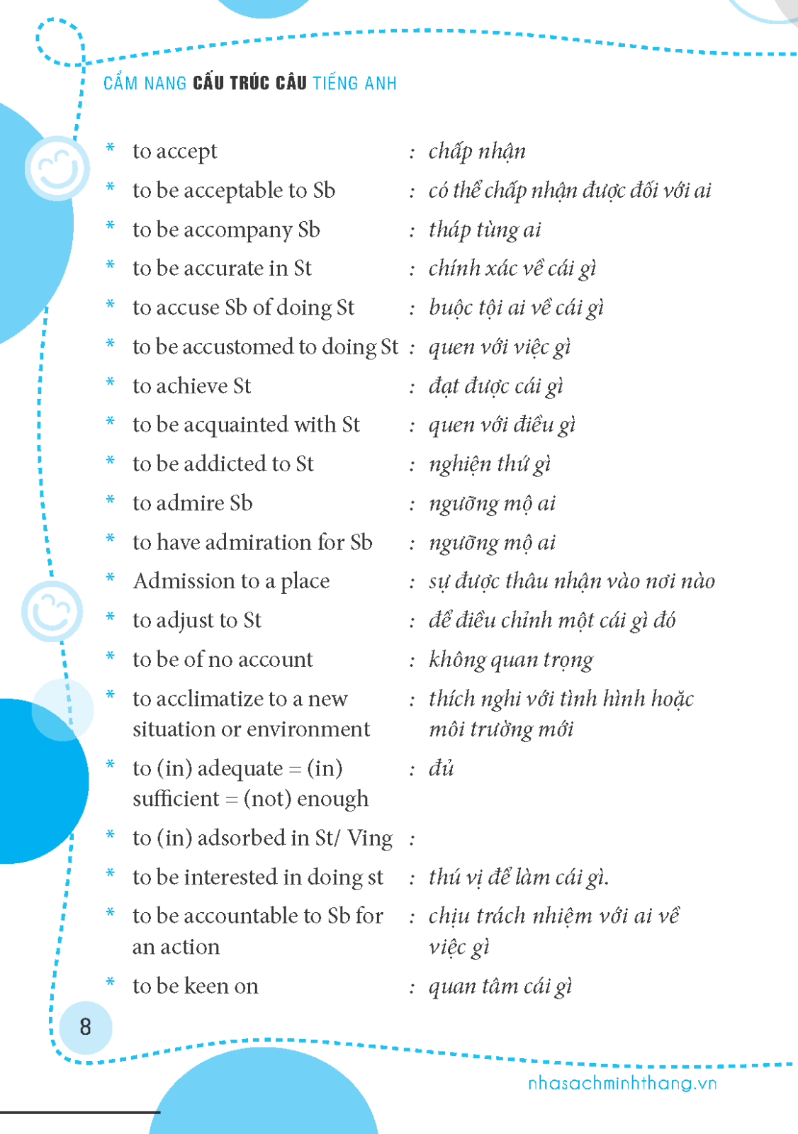 cẩm nang cấu trúc câu tiếng anh (tái bản 2023)