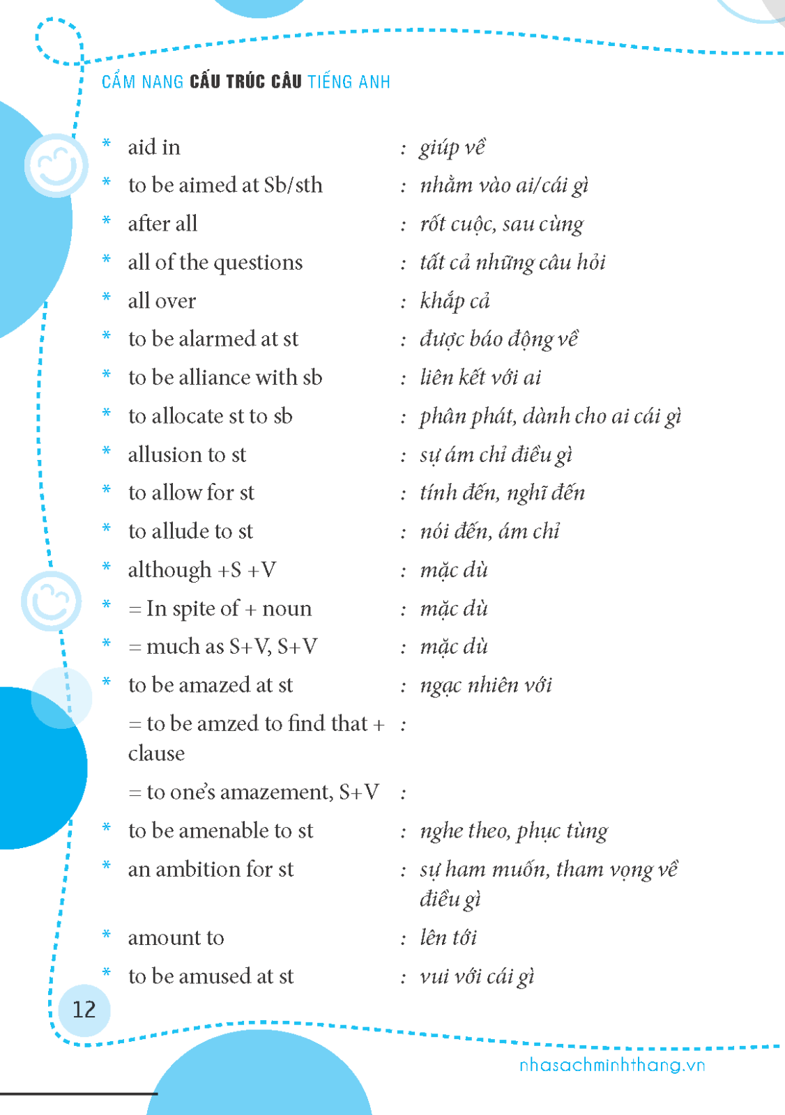 cẩm nang cấu trúc câu tiếng anh (tái bản 2023)