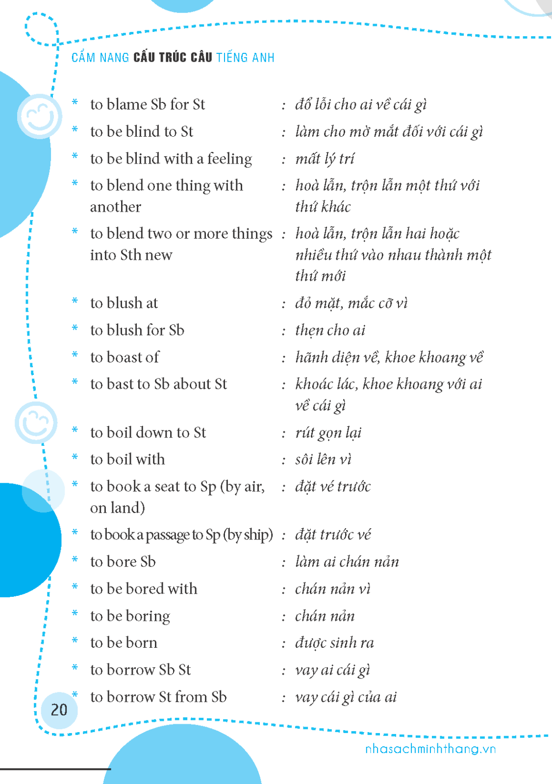 cẩm nang cấu trúc câu tiếng anh (tái bản 2023)