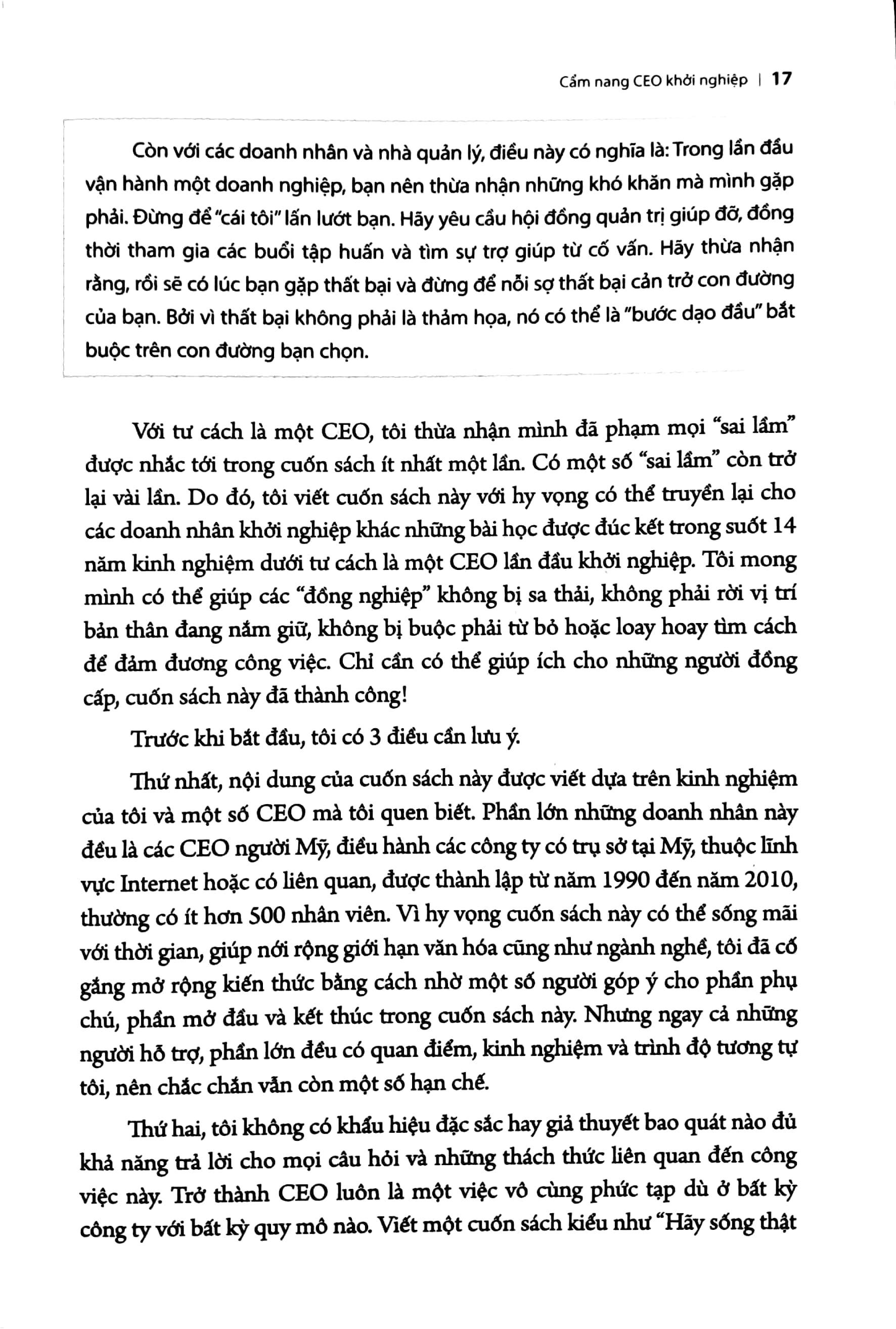 cẩm nang ceo khởi nghiệp