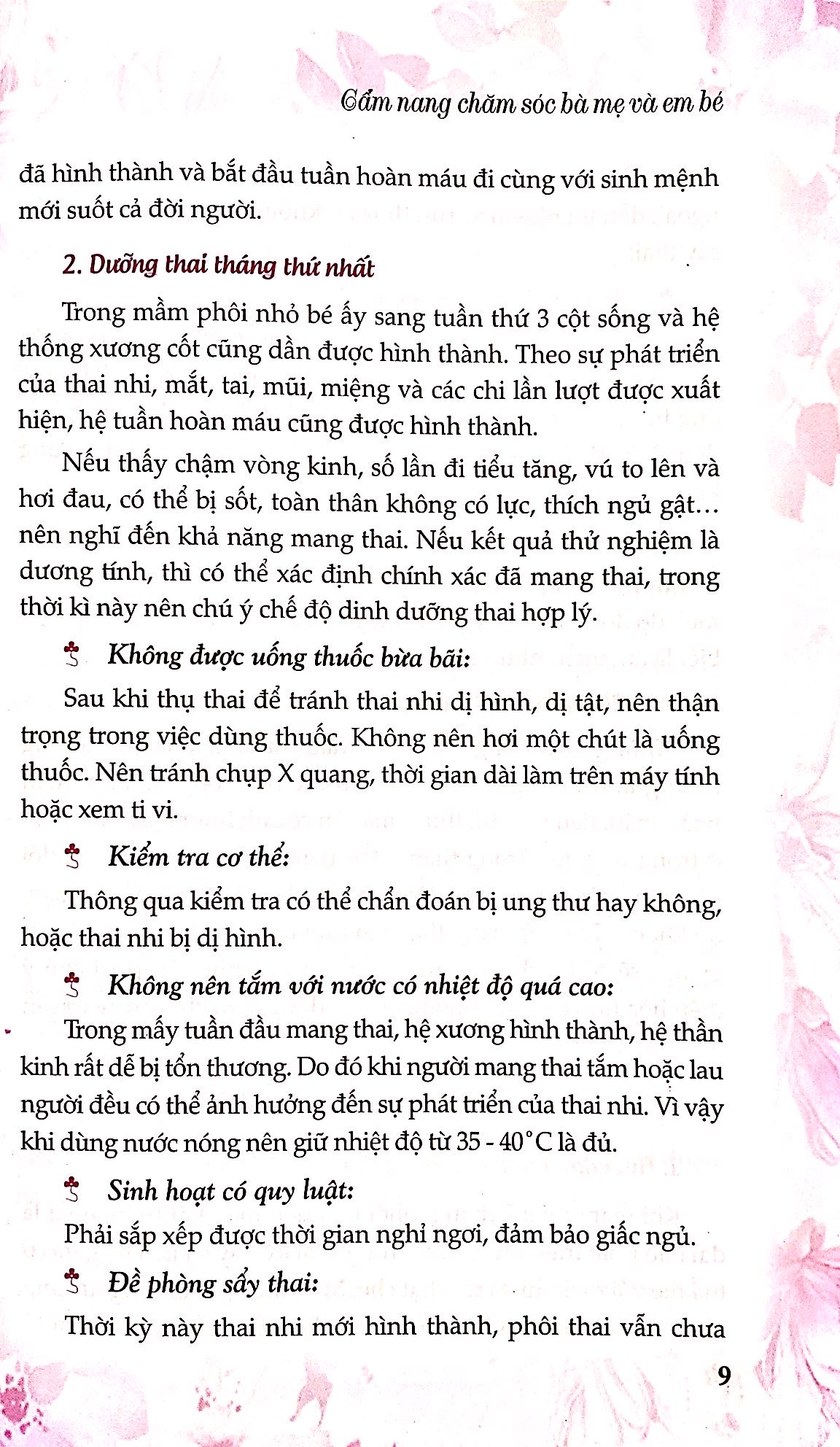 cẩm nang chăm sóc bà mẹ và em bé