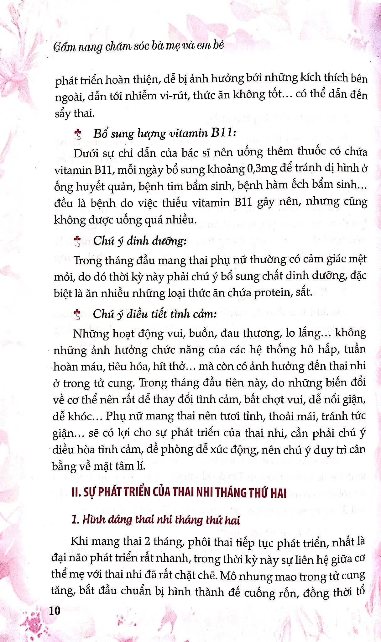 cẩm nang chăm sóc bà mẹ và em bé