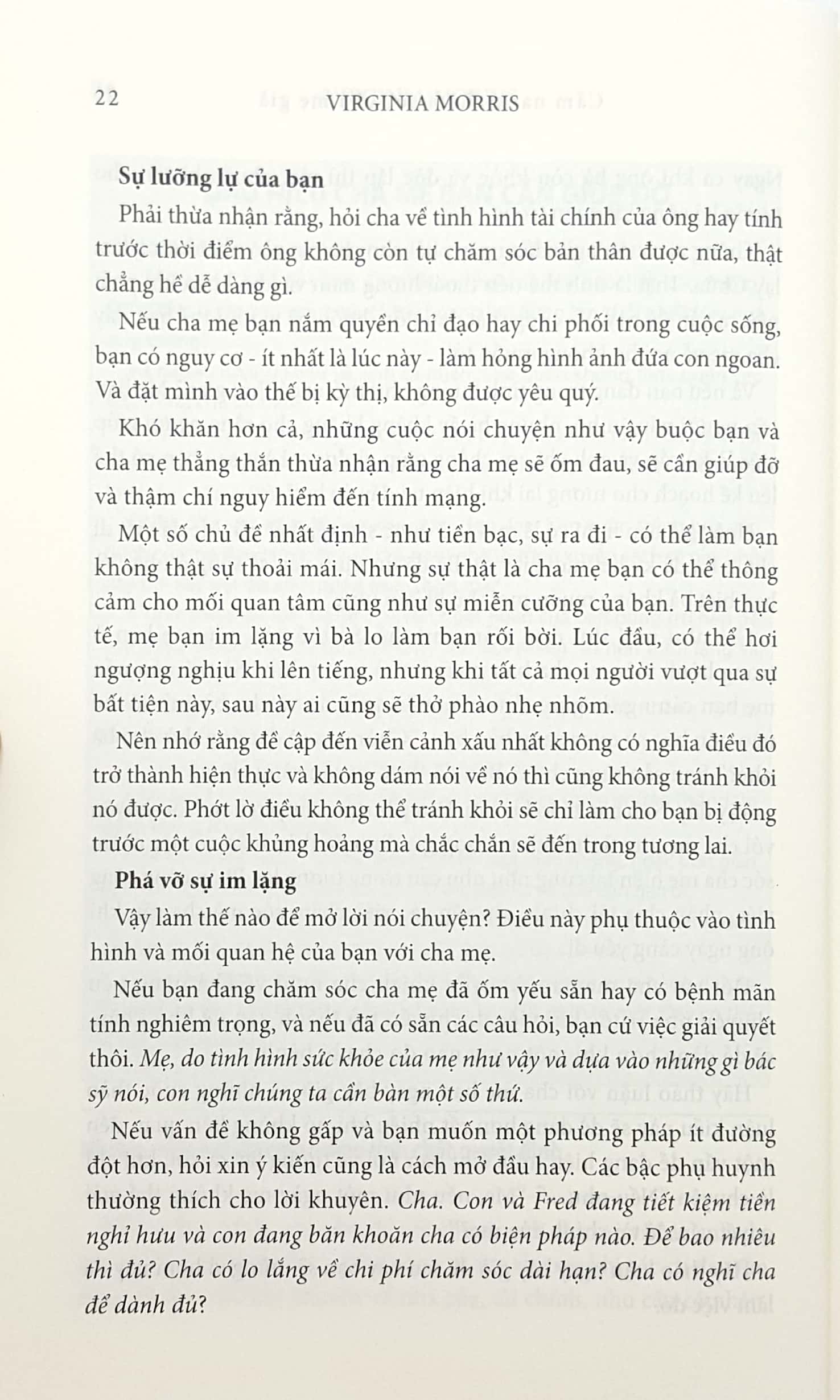 cẩm nang chăm sóc cha mẹ già