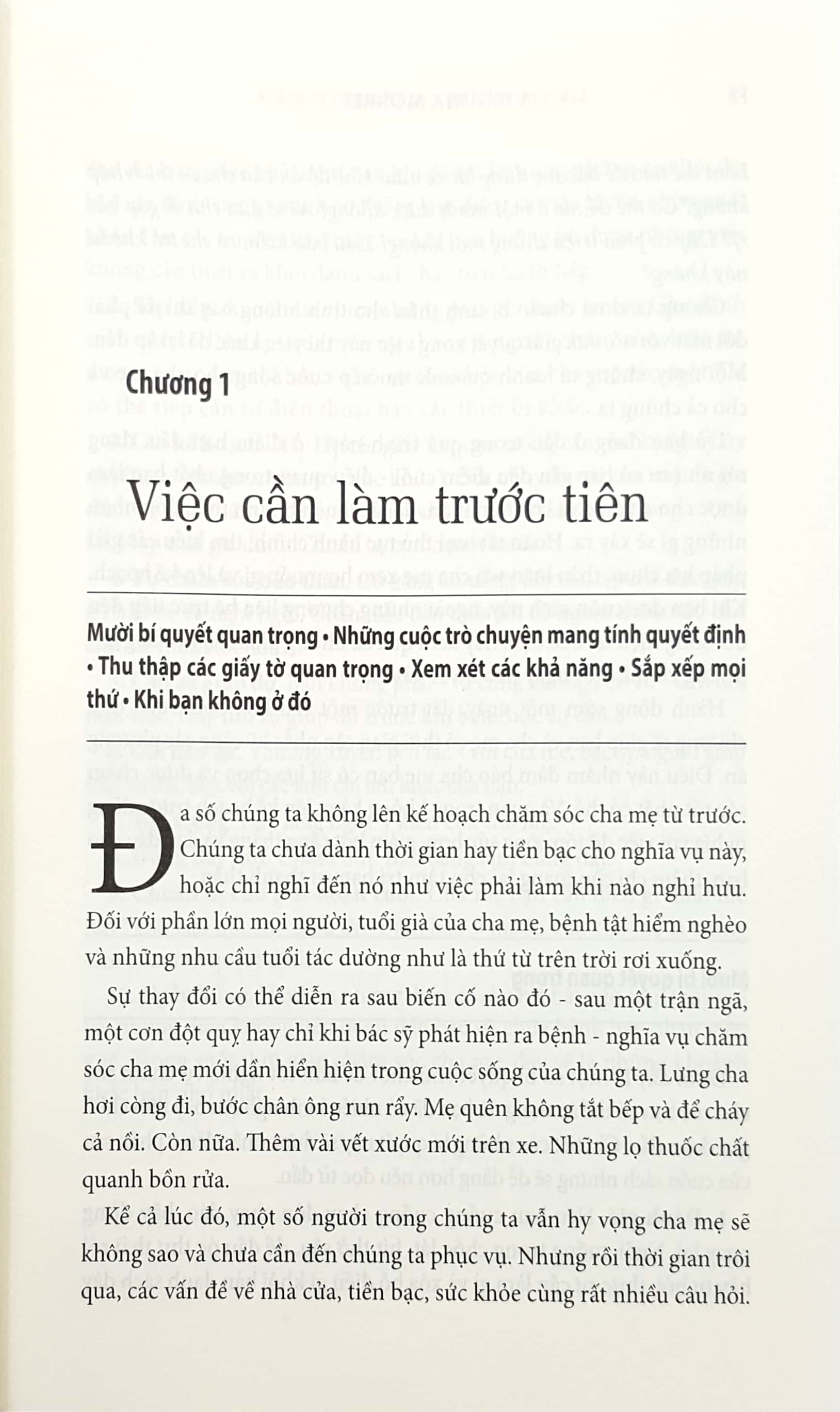 cẩm nang chăm sóc cha mẹ già