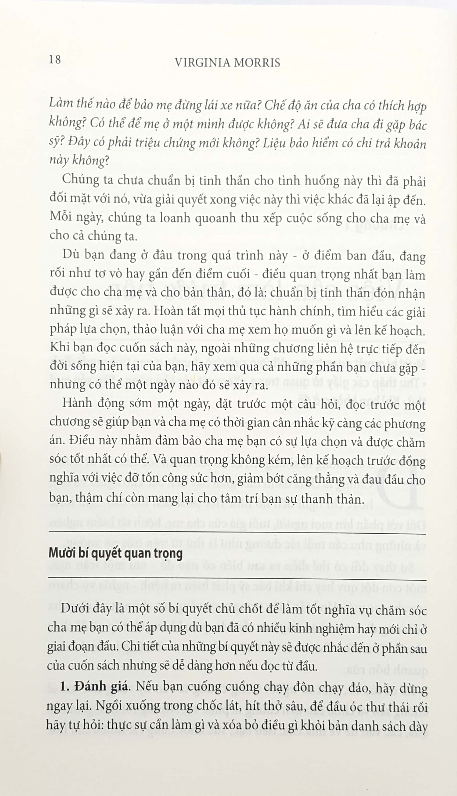 cẩm nang chăm sóc cha mẹ già