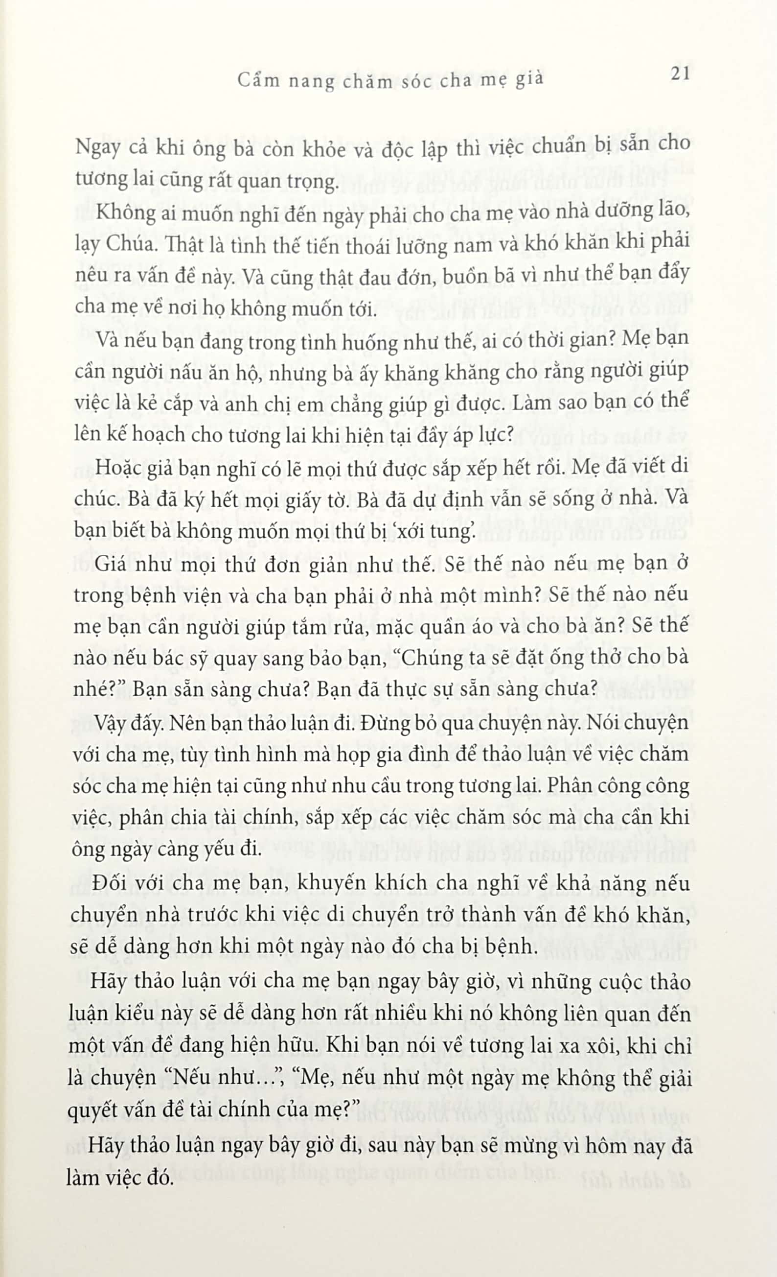 cẩm nang chăm sóc cha mẹ già
