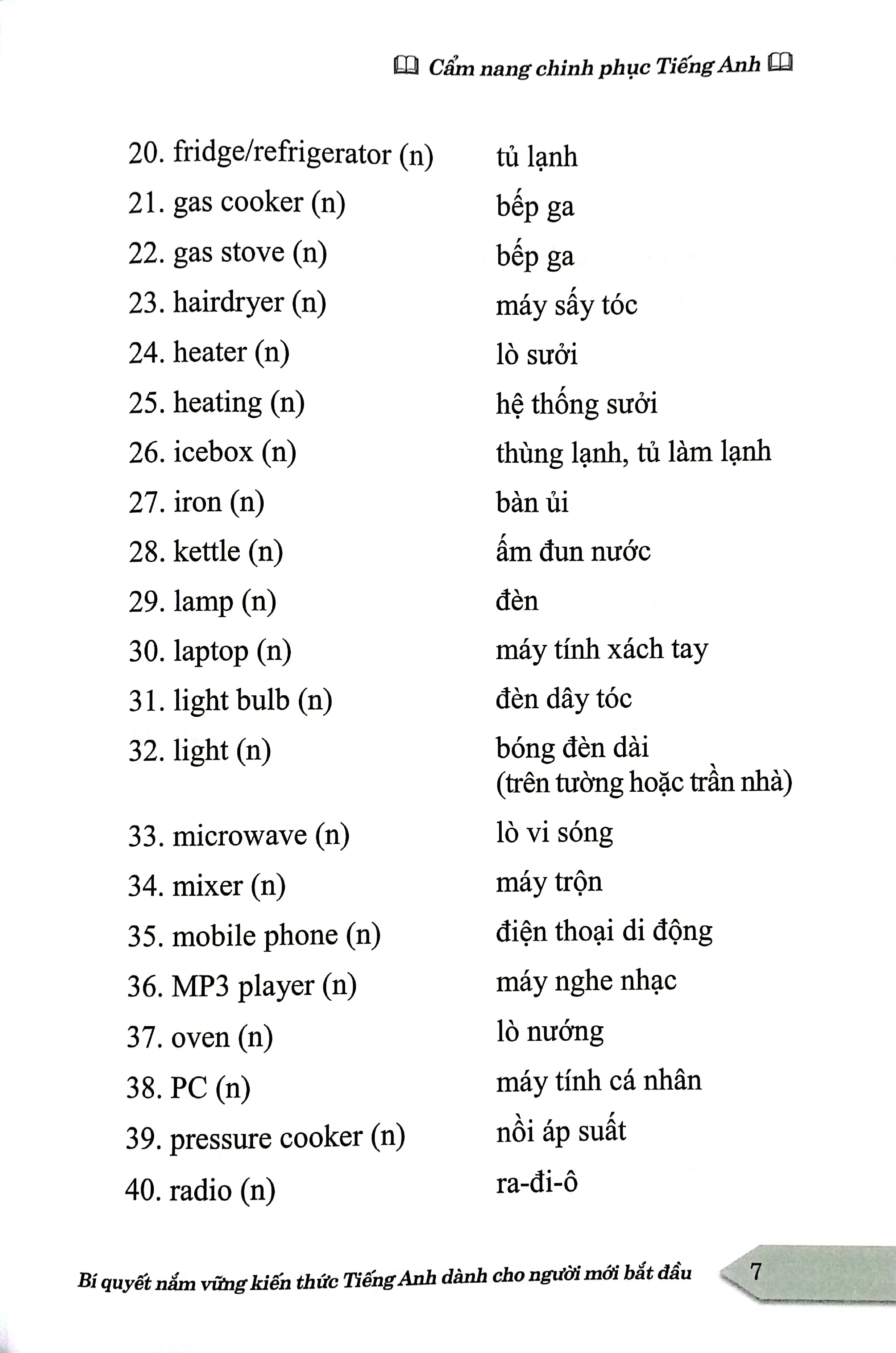 cẩm nang chinh phục tiếng anh - bí quyết nắm vững kiến thức tiếng anh dành cho người mới bắt đầu