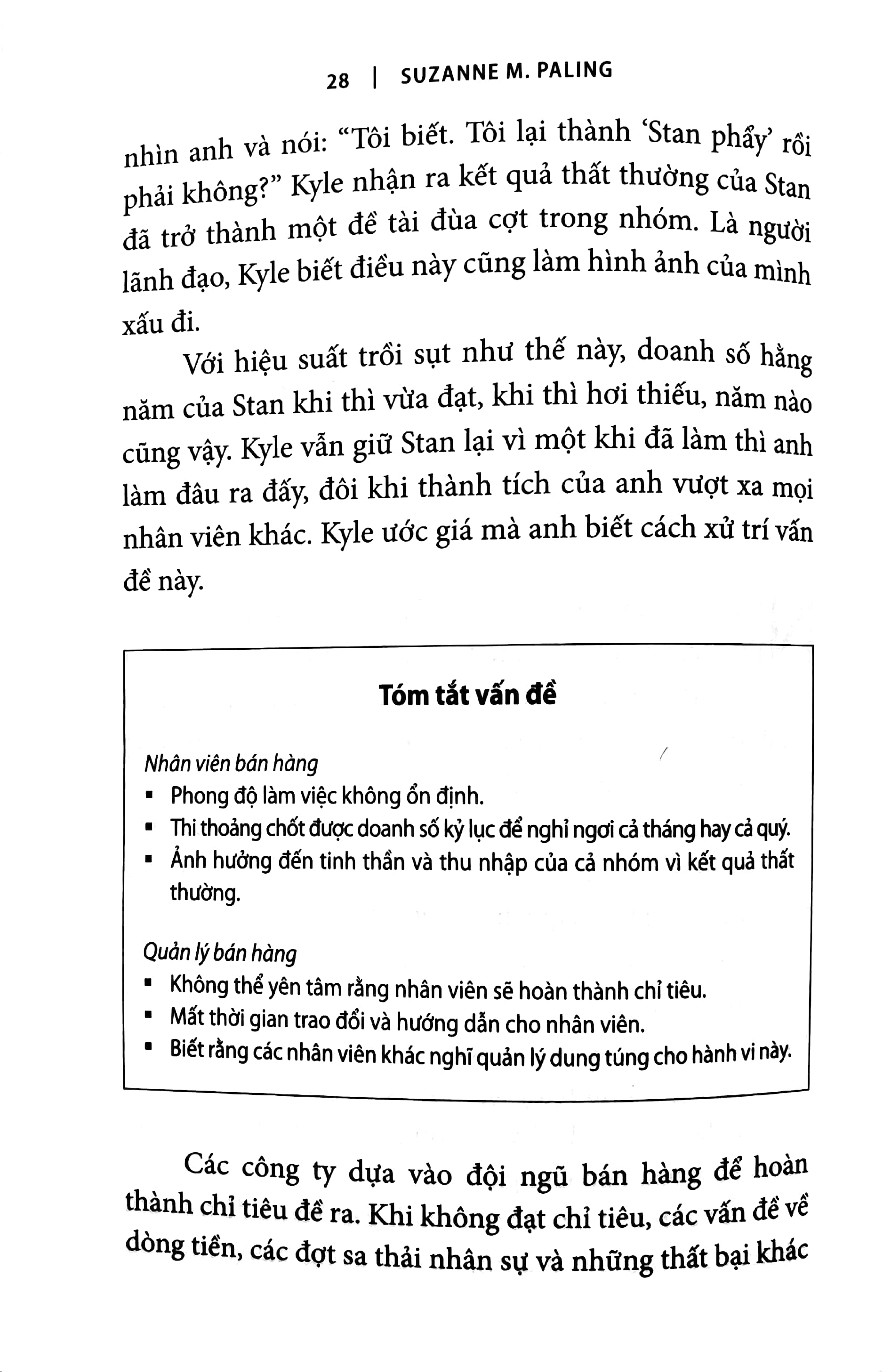 cẩm nang cho thủ lĩnh bán hàng - gỡ rối quản lý, xử trí nhân viên khó nhằn và tối đa doanh số